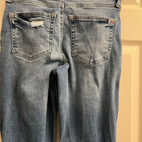 Maurice’s Women’s Edgely Distressed Blue High Rise Flare Jeans Size 2 - Picture 13 of 13